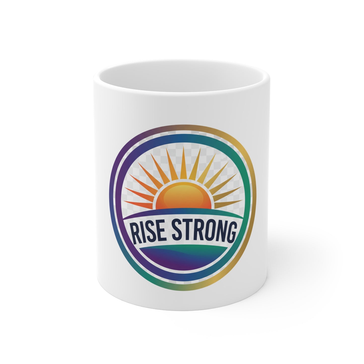 🌅 Rise Strong – Sunrise of Renewal Ceramic Mug