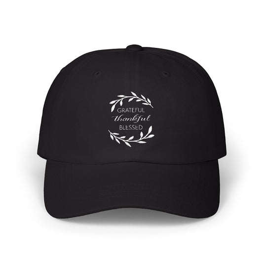 Grateful Thankful Blessed Motivational Cap