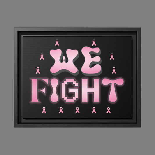 Inspirational Art Print, Motivational Framed Wall Decor, Breast Cancer Awareness Gift, Supportive Home Decor, Empowering Statement Piece