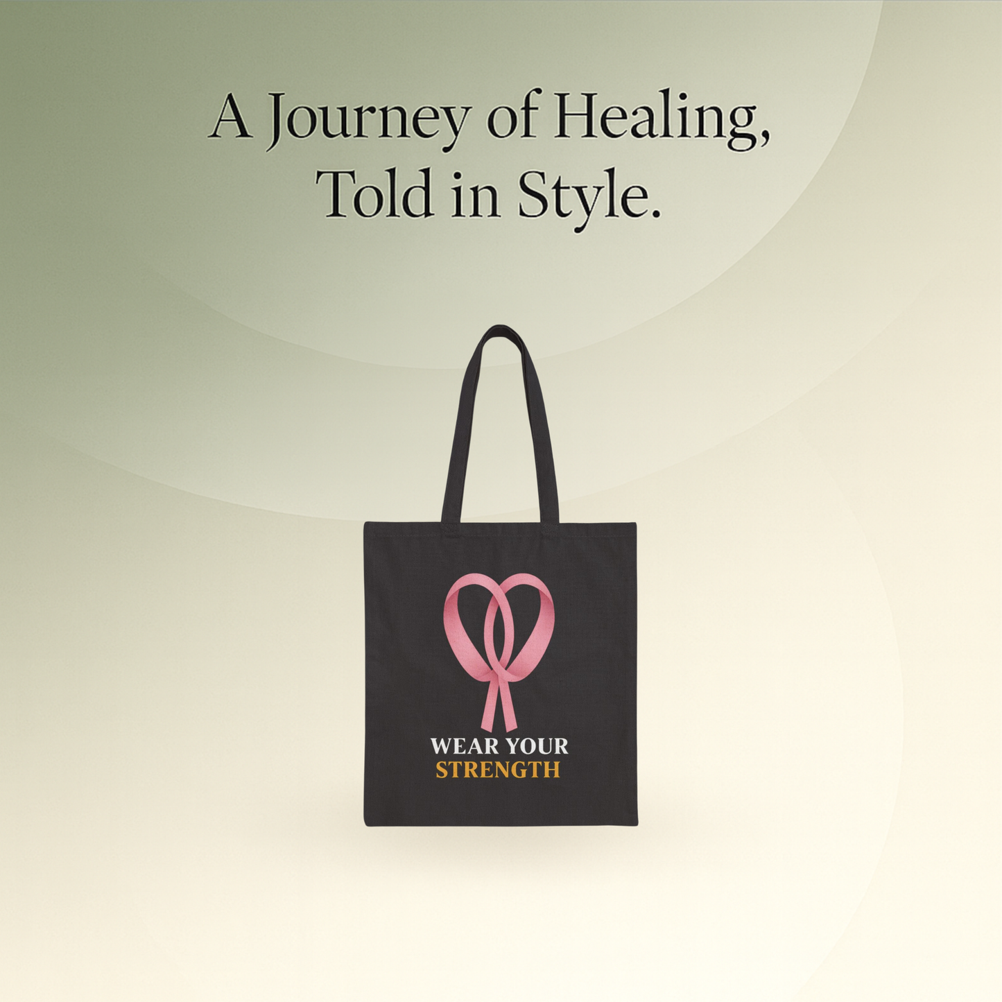 🌸 Ribbon - Wear Your Strength Tote