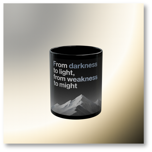 🌿Black -  From Darkness to Light Mug