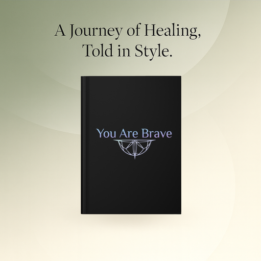 💛 You Are Brave – Strength & Serenity Reflection Journal