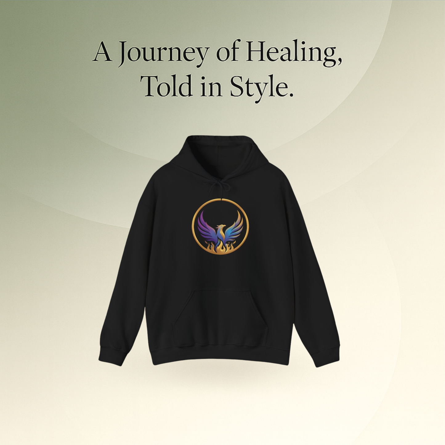 🌅 Phoenix Rising – Symbol of Renewal Pullover Hoodie