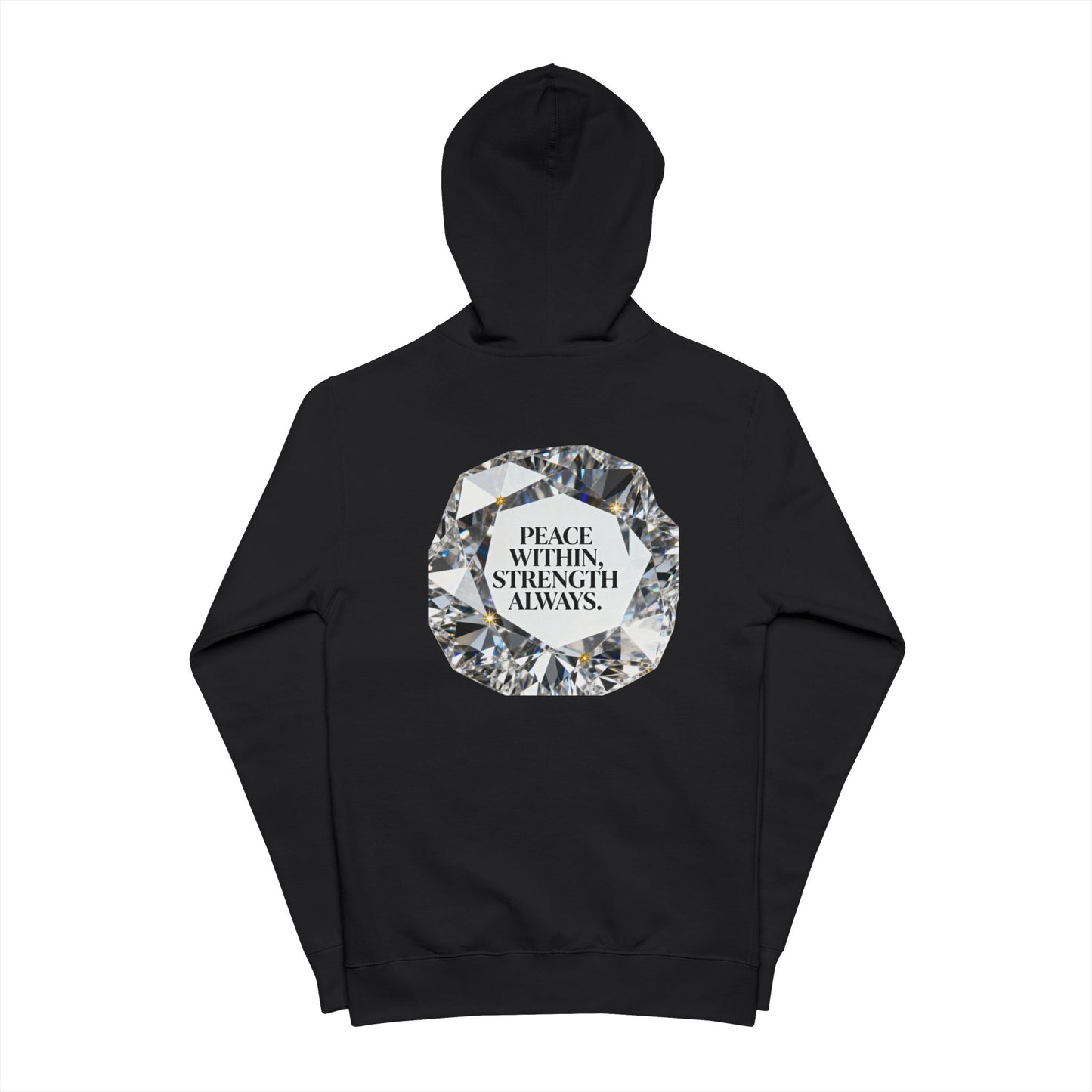 🖤 B&W - Peace Within. Strength Always Hoodie