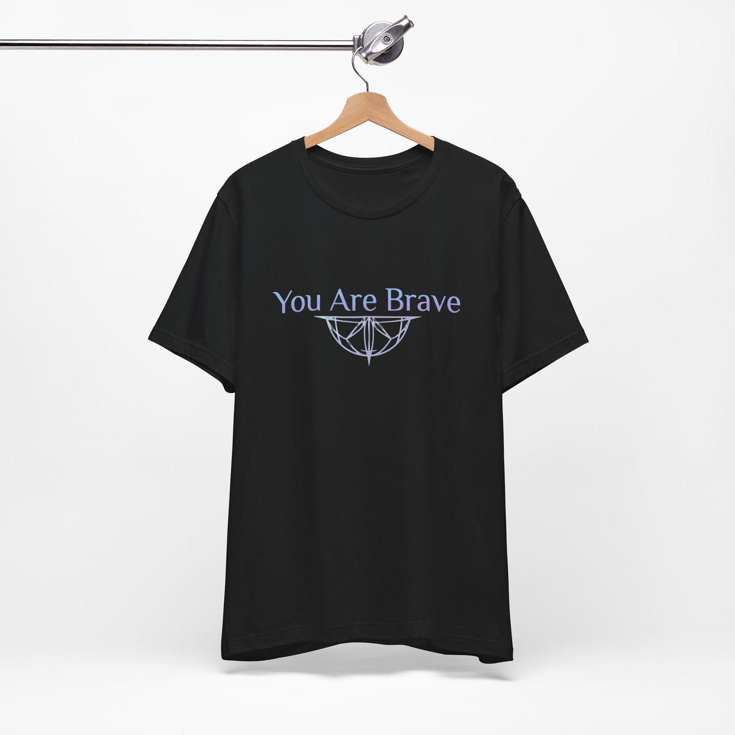 💛 You Are Brave – Strength & Serenity Affirmation Tee