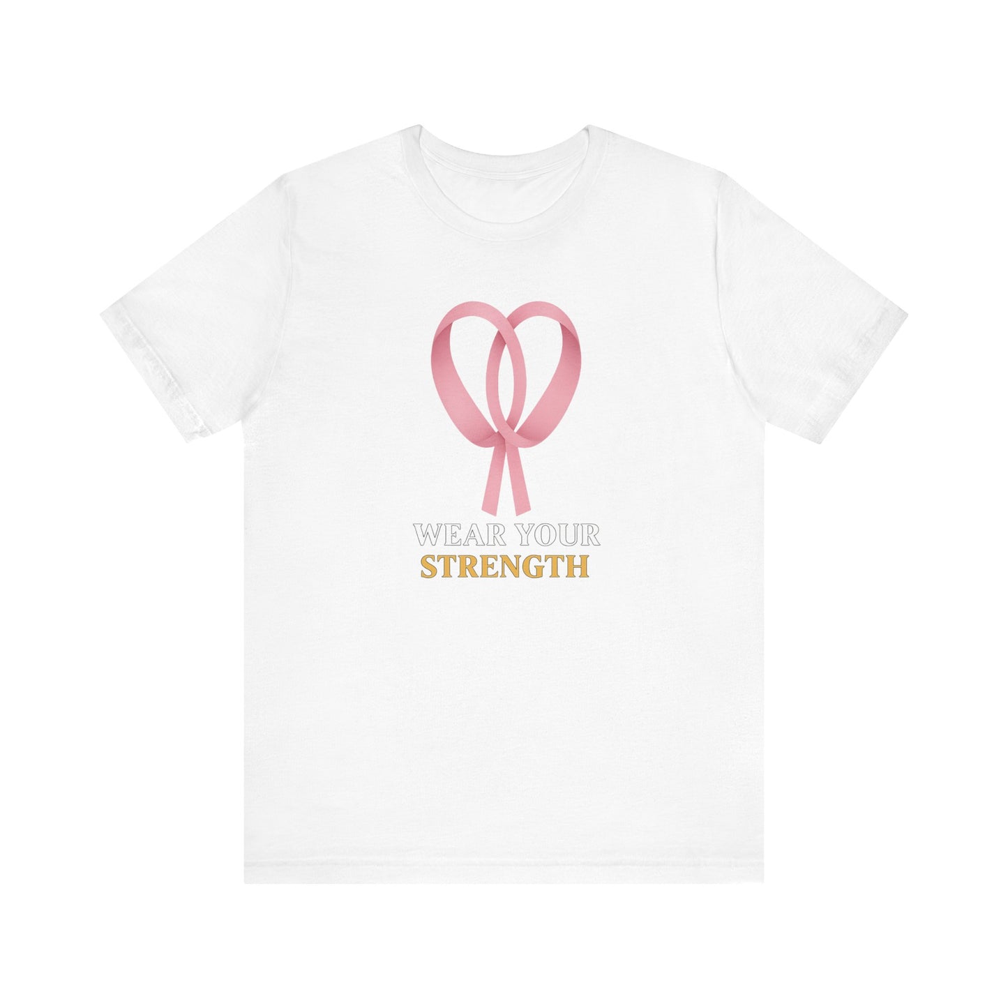 🌸 Ribbon-Wear Your Strength Tee