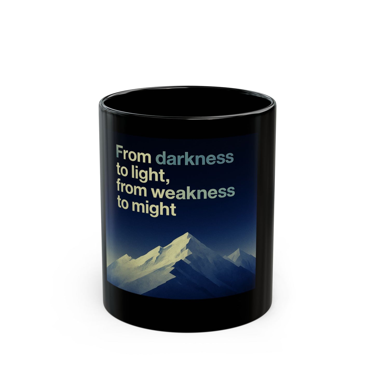 🌿Black -  From Darkness to Light Mug