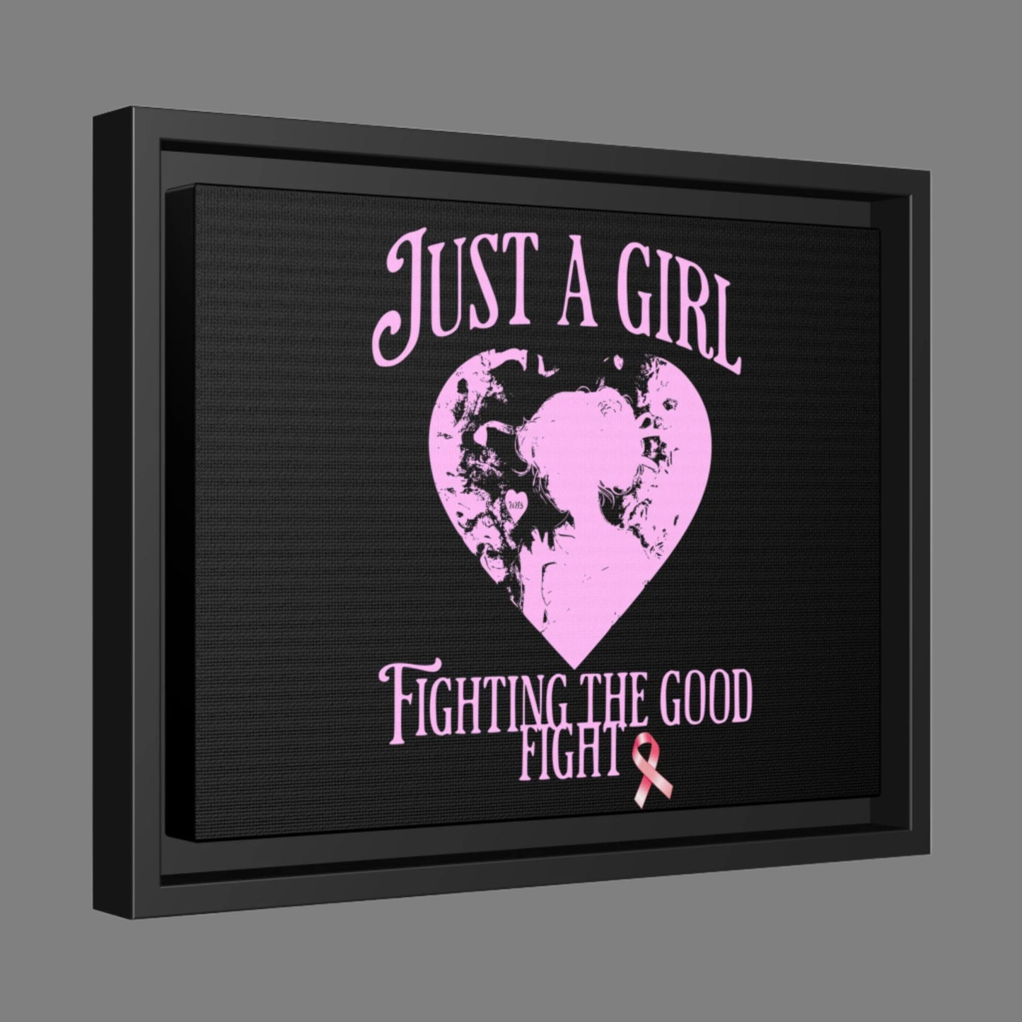 Empowering Wall Art Print, Inspirational Decor, Breast Cancer Awareness, Just a Girl Fighting the Good Fight, Gift for Women, Home [...]