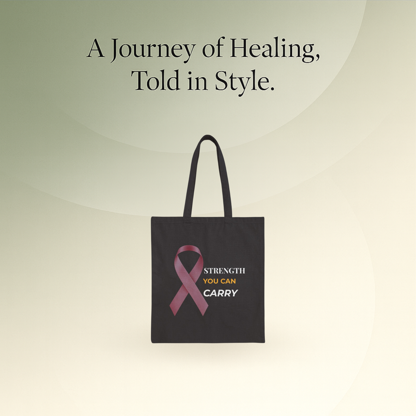 🌸 Ribbon - Strength You Can Carry Tote