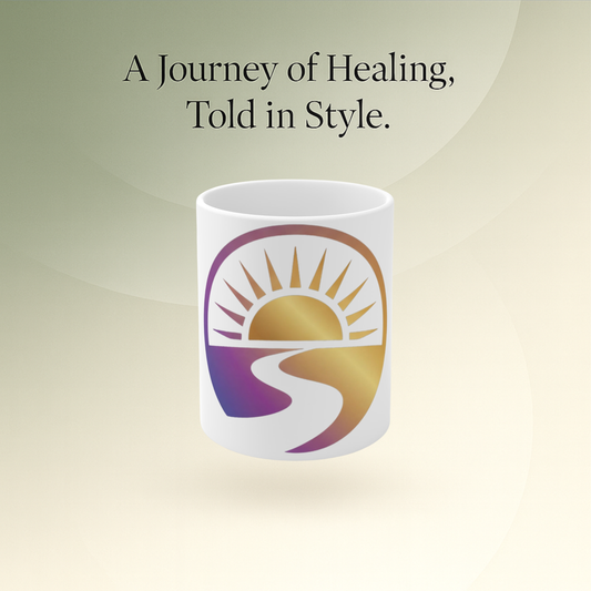 🌅 Rise Strong – Sunrise Path Mug