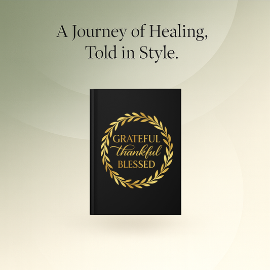 🖤 B&W - Grateful Thankful Blessed Journal