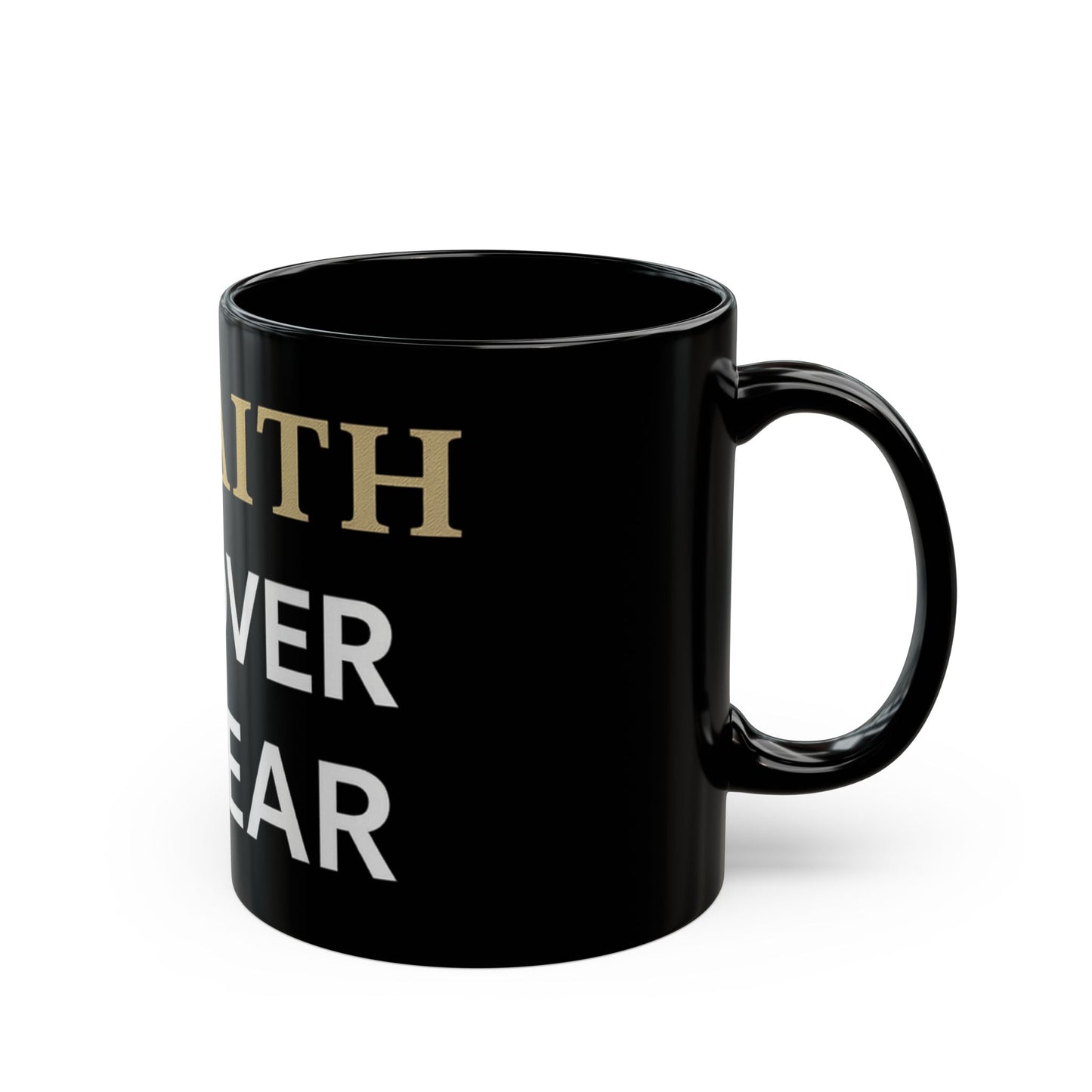 Ribbon of Strength Faith Over Fear Mug-II