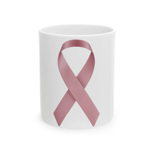 🌸 Ribbon - White Mug