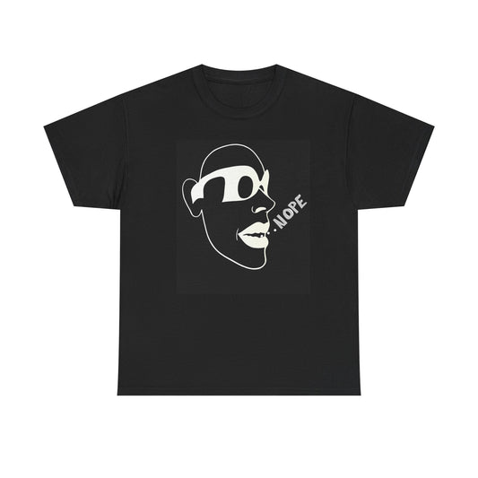 Unisex Heavy Cotton Tee with Bold Graphic - Statement Tee, Casual Wear, Streetwear, Gift for Friends, Everyday Humor