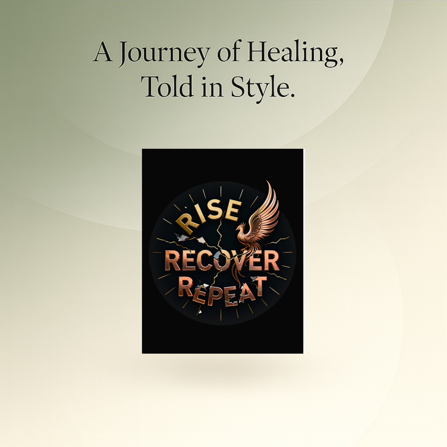 💛 Serenity - Rise Recover Repeat - Wal Art