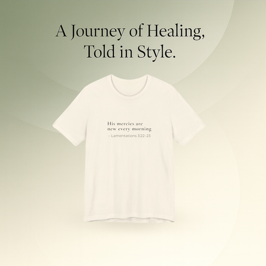 🕊️ Renewed Strength Scripture Tee | His Mercies Are New Every Morning
