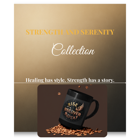 Strength and Serenity Rise, Recover, Repeat - Mug