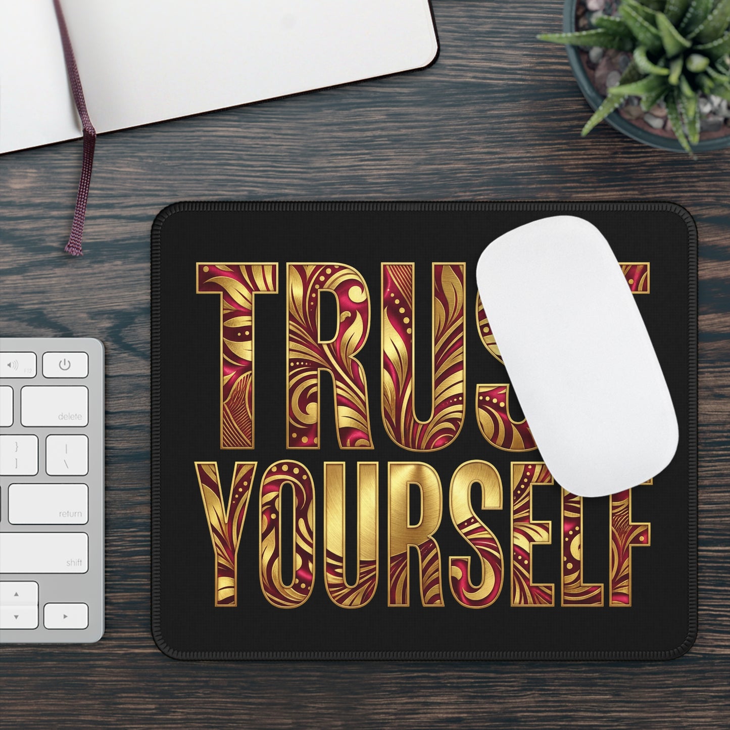 👑Trust Yourself Mouse Pad - Crowned in Strength Collection