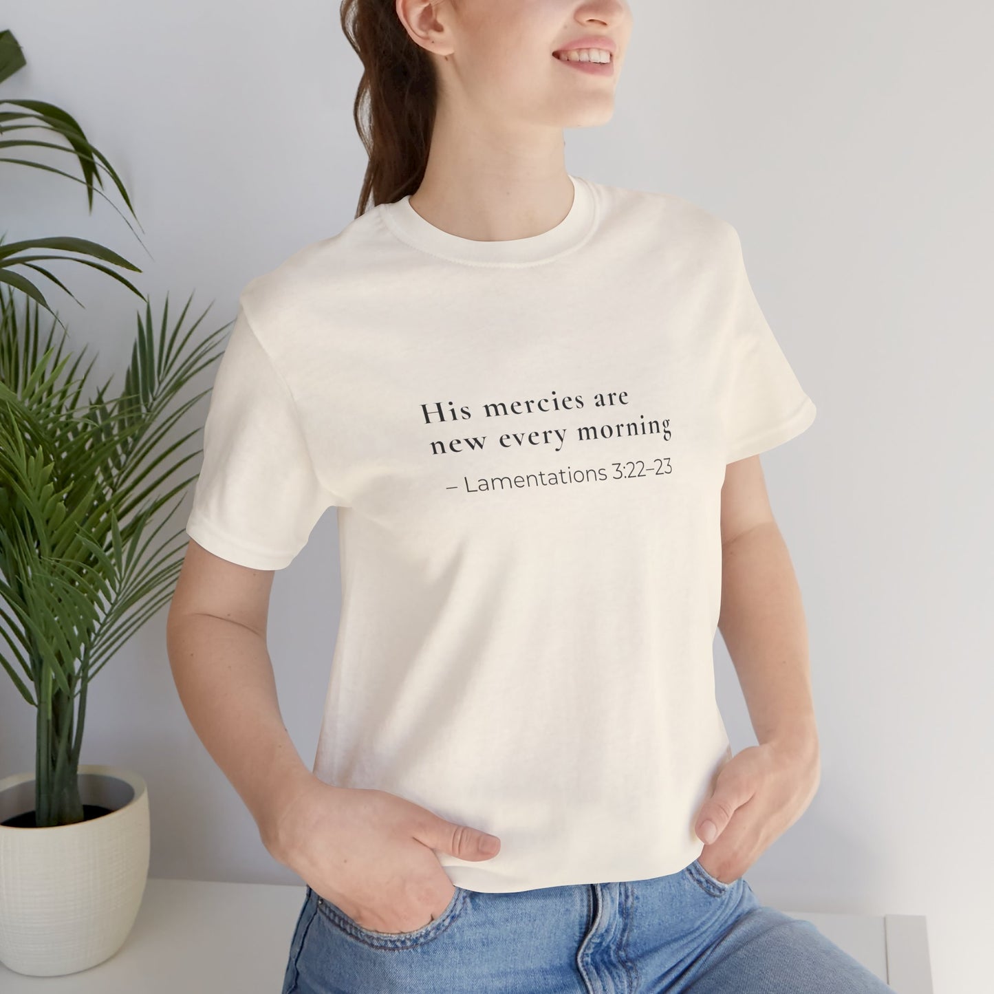 🕊️ Renewed Strength Scripture Tee | His Mercies Are New Every Morning