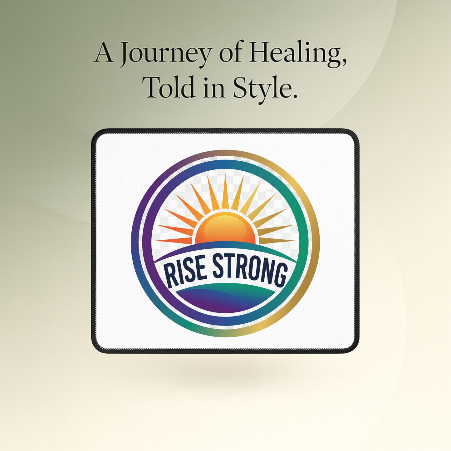 🌅 Rise Strong – Sunrise of Renewal Mouse Pad