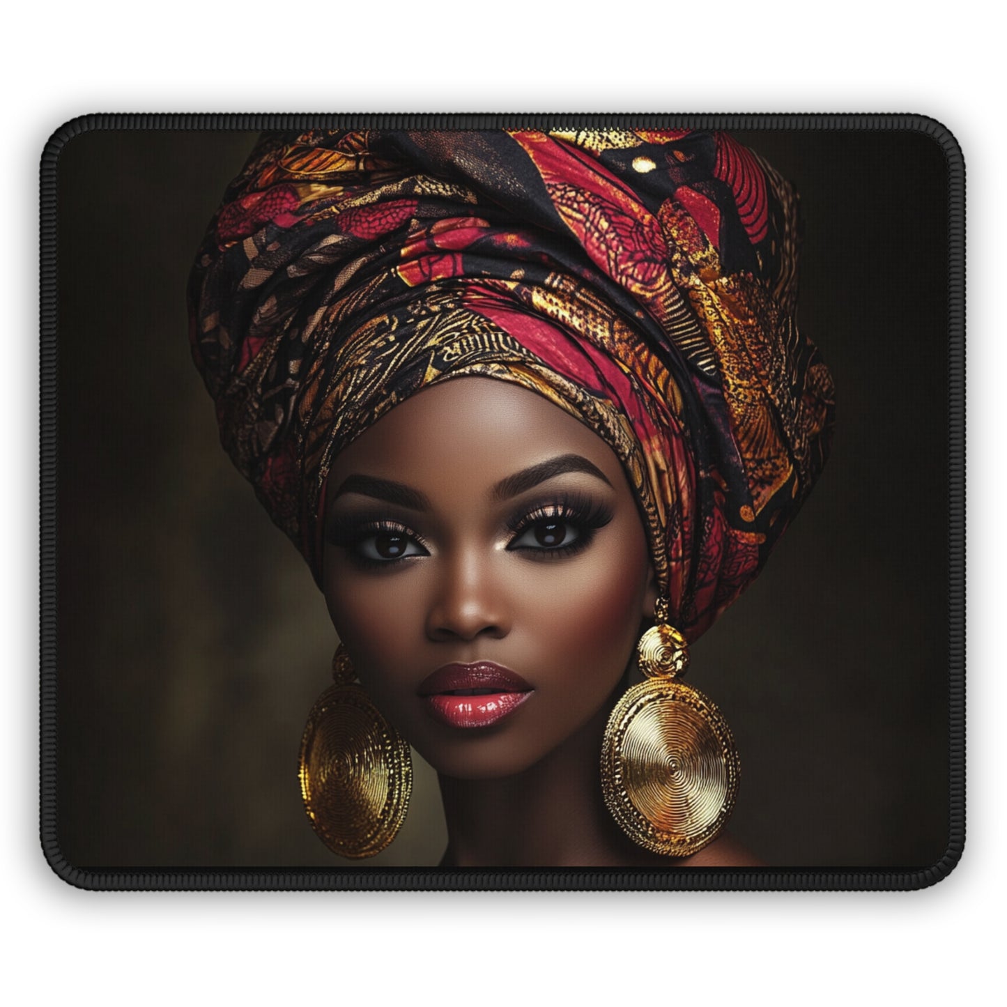 👑 Crowned in Strength – Empowered Beauty Mouse Pad