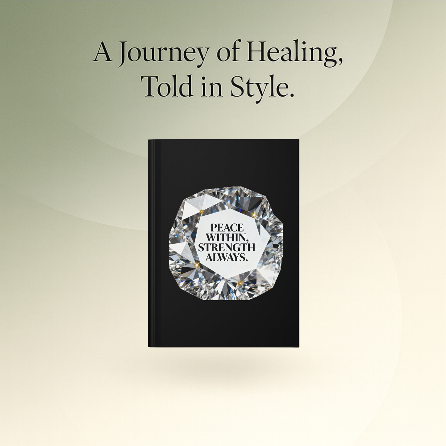 🖤 B&W - Peace Within Strength Always Journal