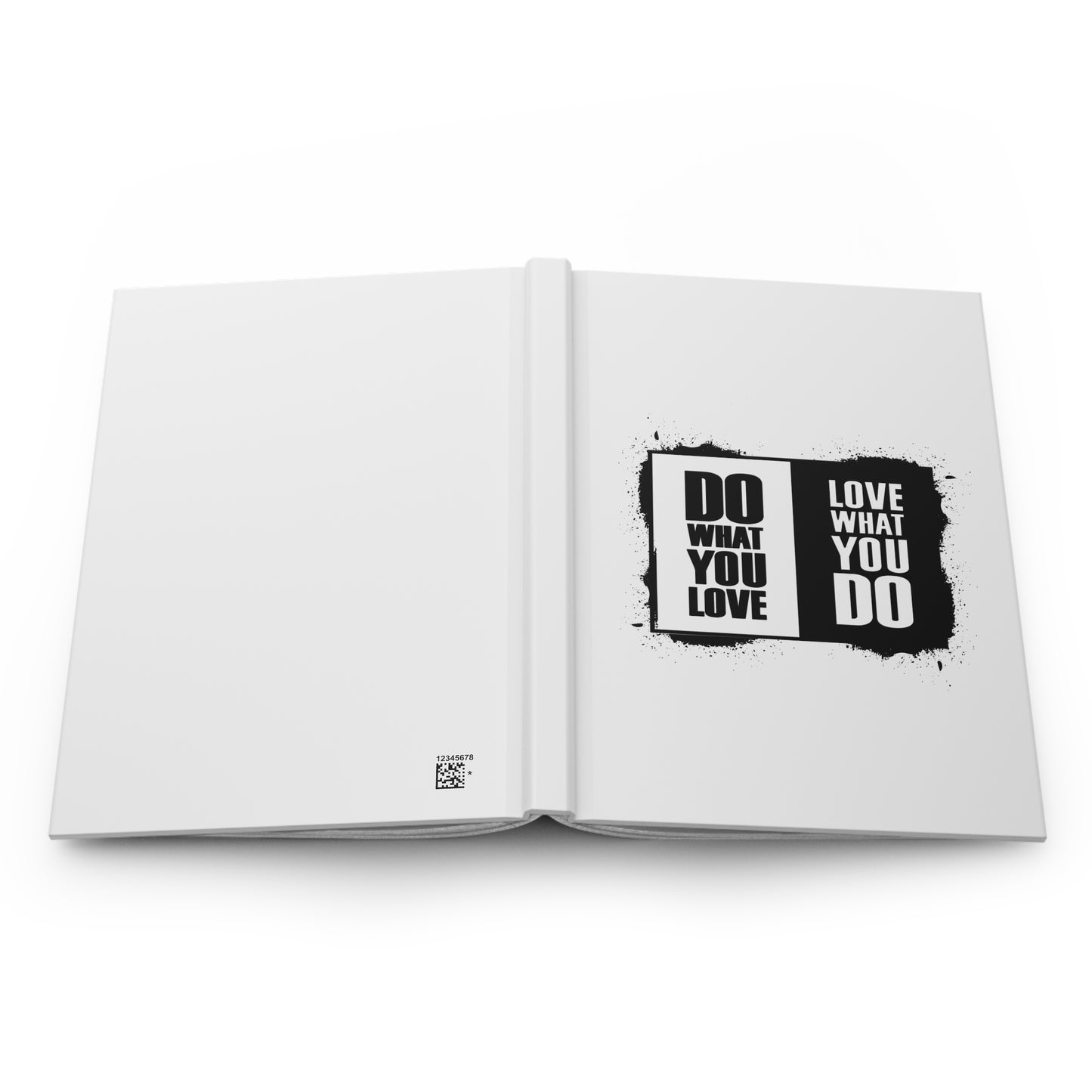 🖤 B&W-Do What You Love Journal