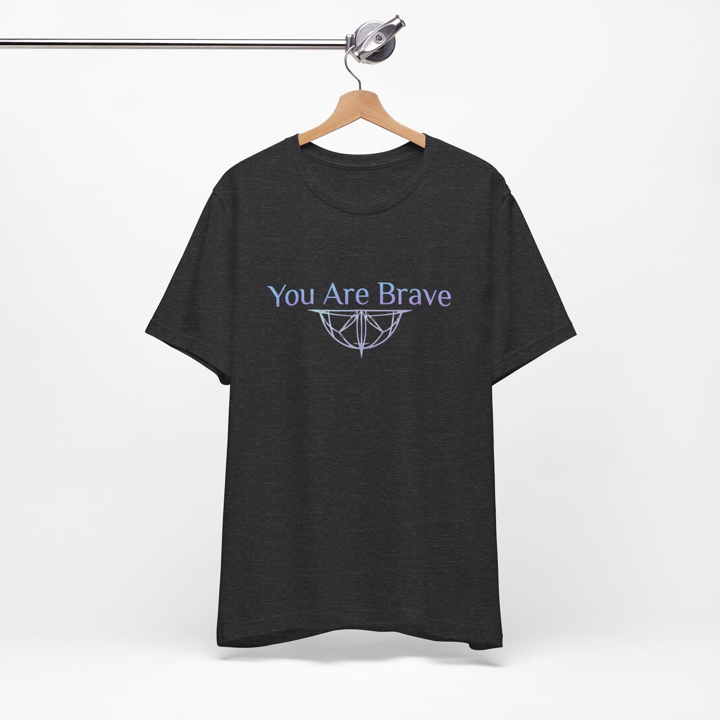 💛 You Are Brave – Strength & Serenity Affirmation Tee