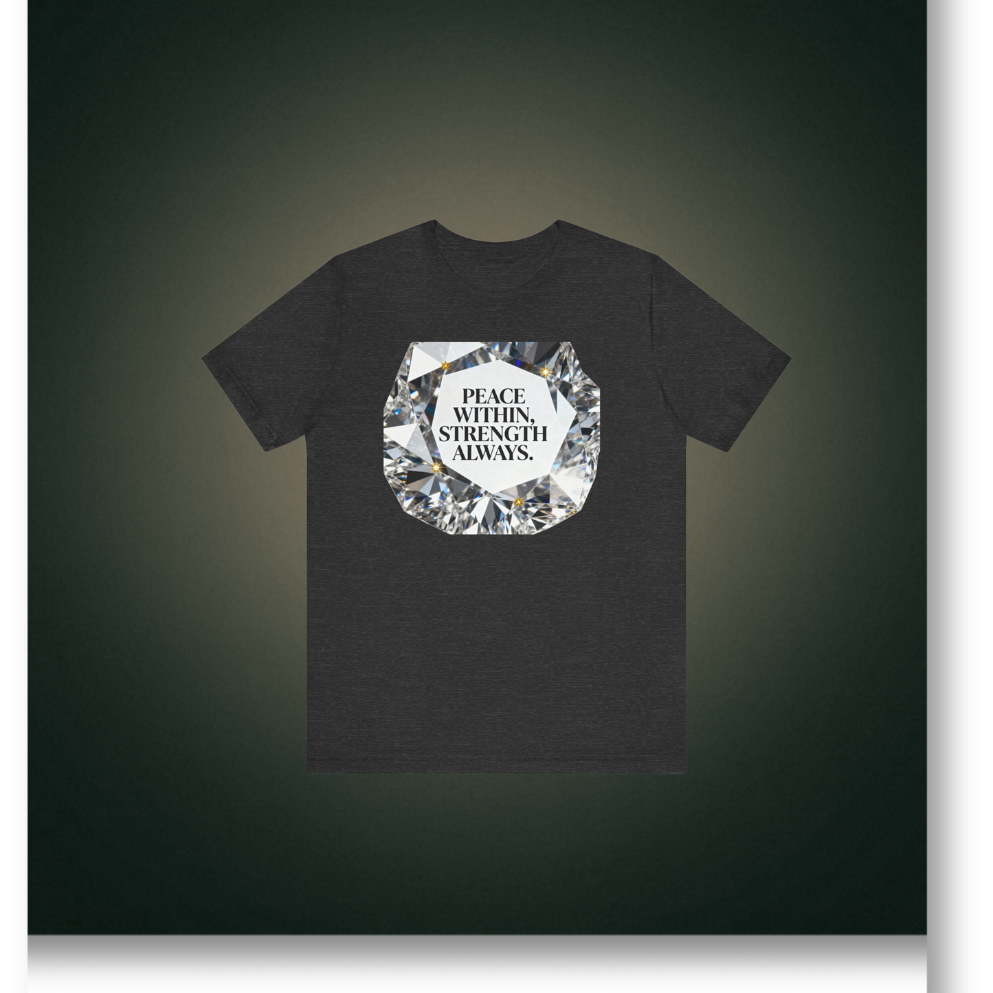 Black and White Peace Within Strength Always Tee