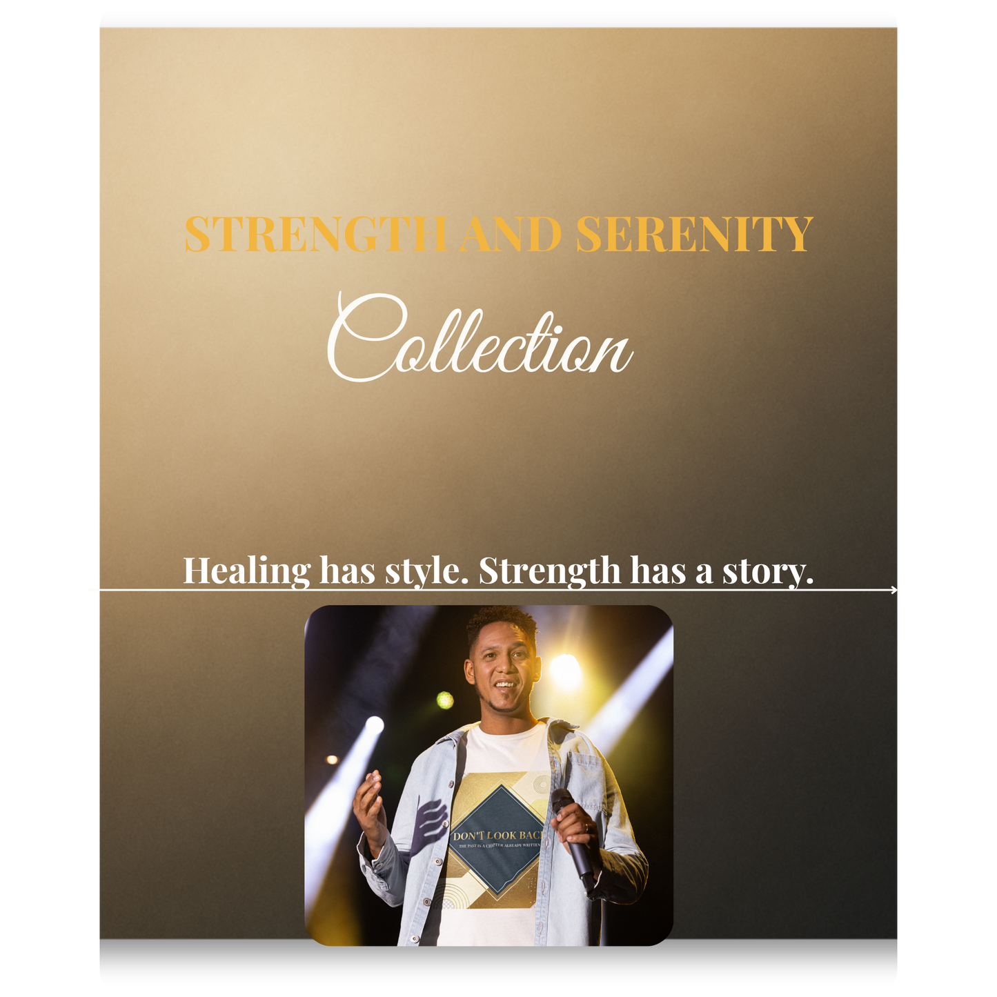 Strength and Serenity Don't Look Back Tee