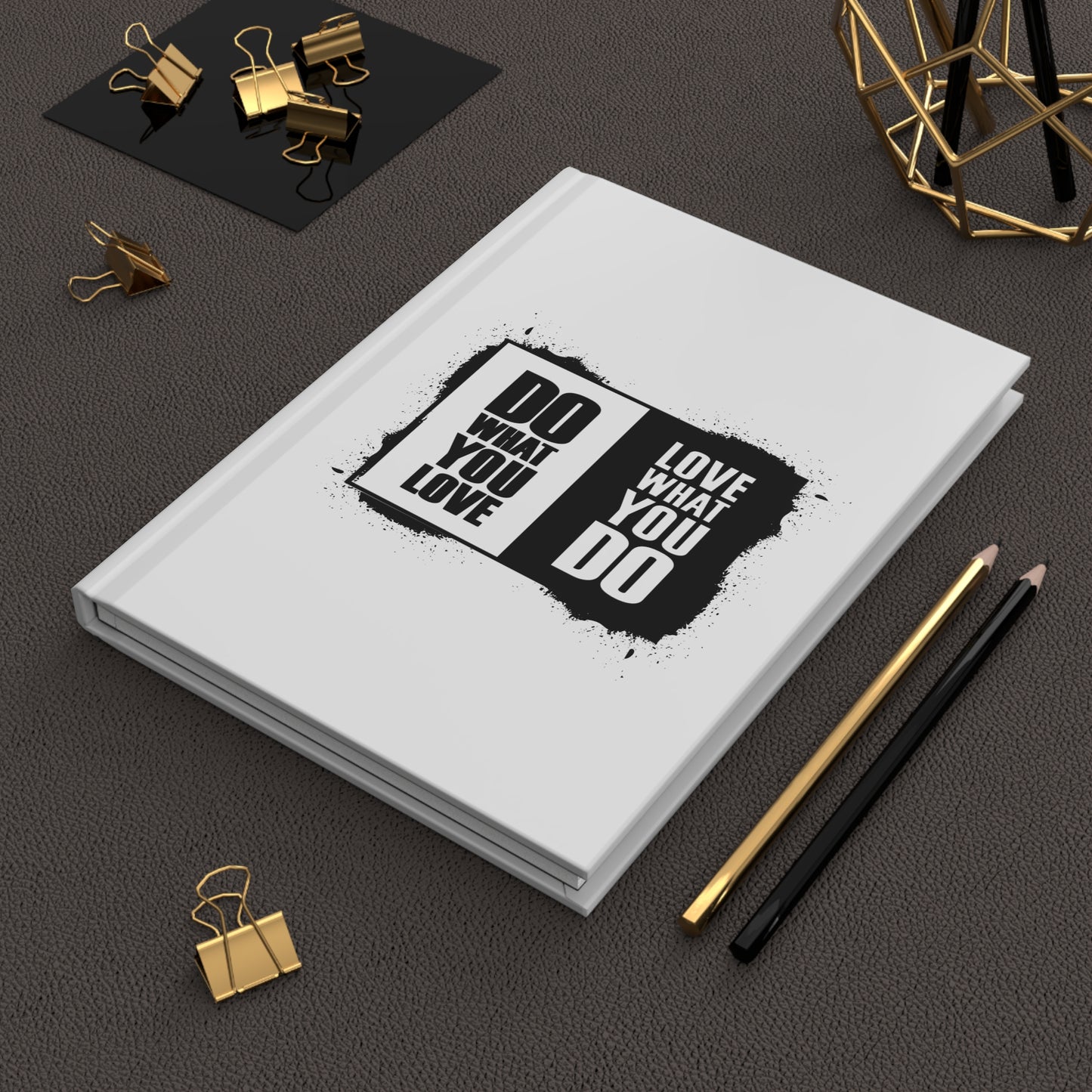 🖤 B&W-Do What You Love Journal
