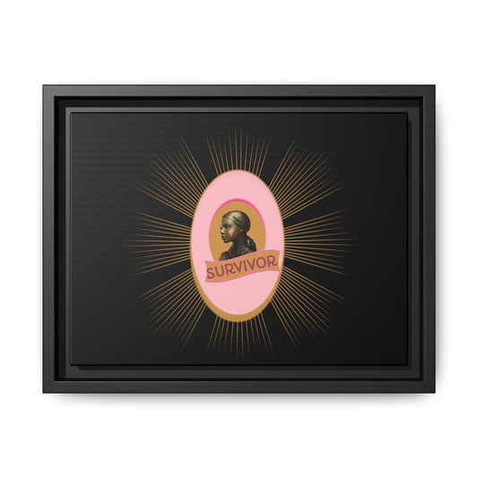 Canvas Wall Art" Survivor" for Breast Cancer Warriors
