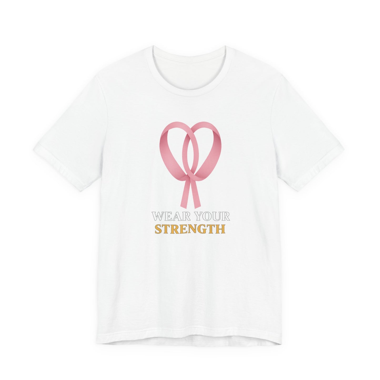 🌸 Ribbon-Wear Your Strength Tee