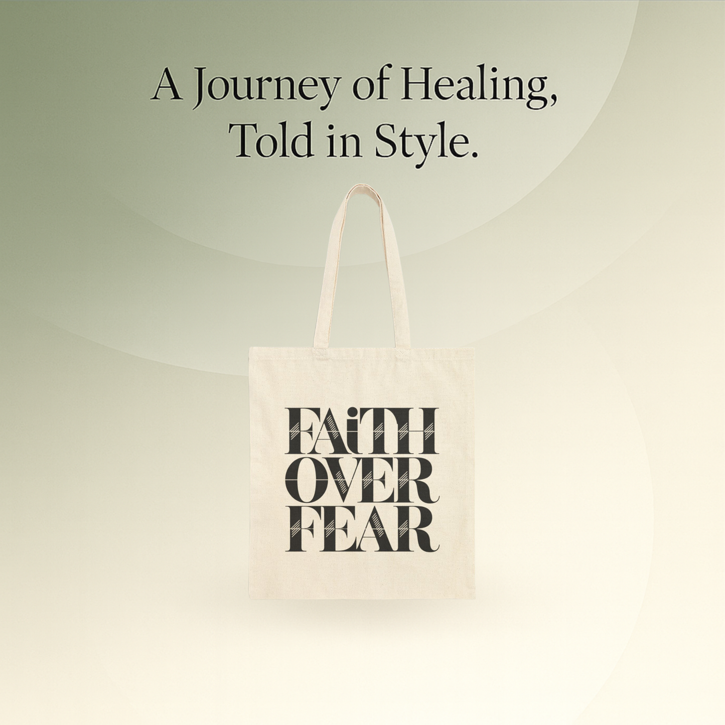 💛 Serenity - Faith Over Fear Tote